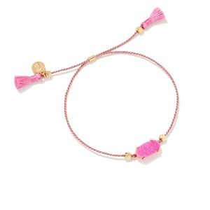 Kendra Scott x Barbie pink drusy bracelet